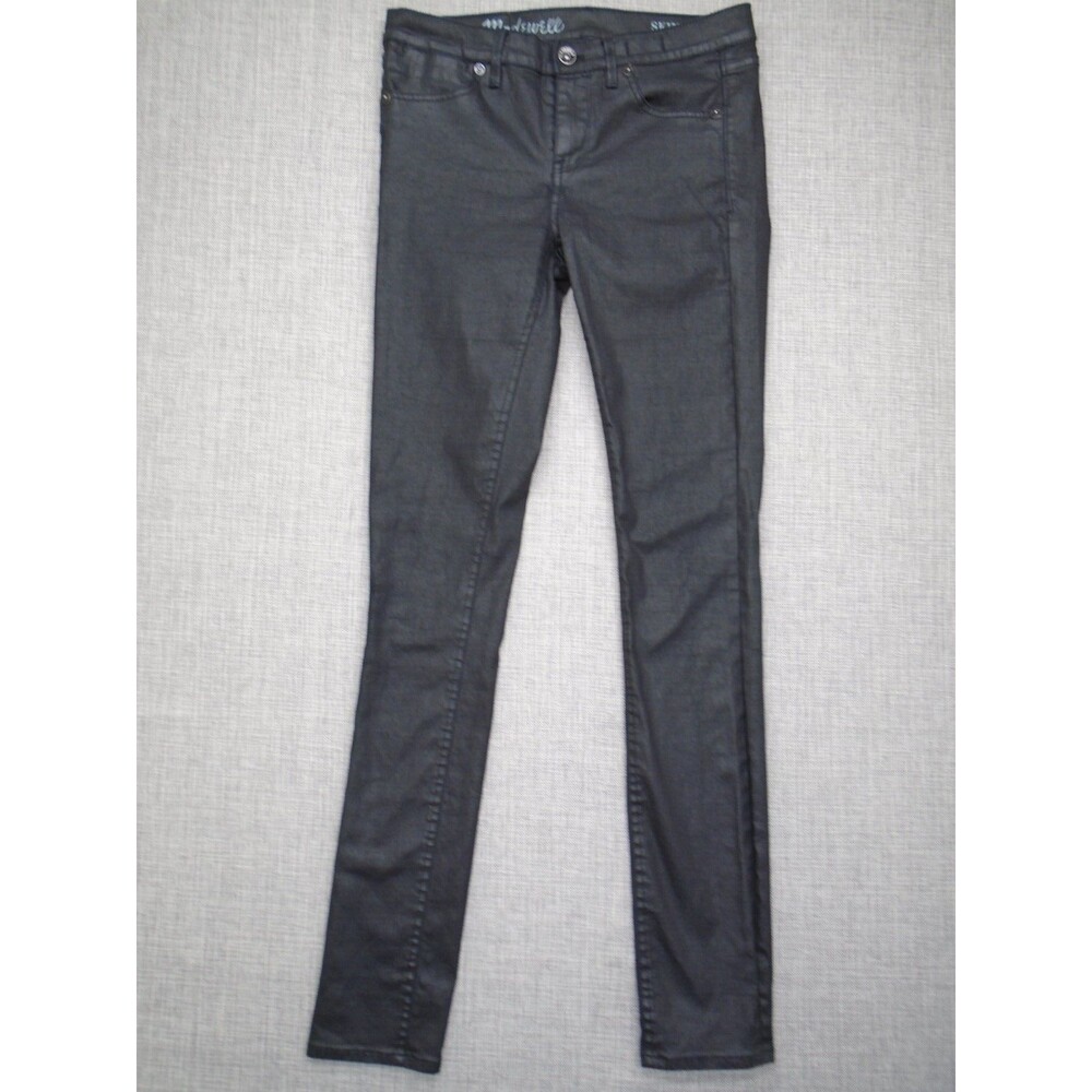 Madewell Skinny Skinny Jeans Black Women's 98% Cotton 2% Elastane